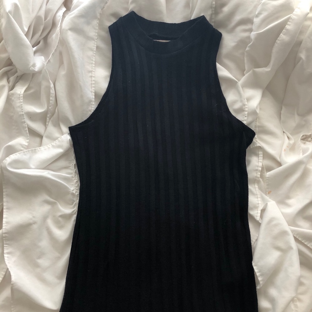 High Neck, Knit Tank Top